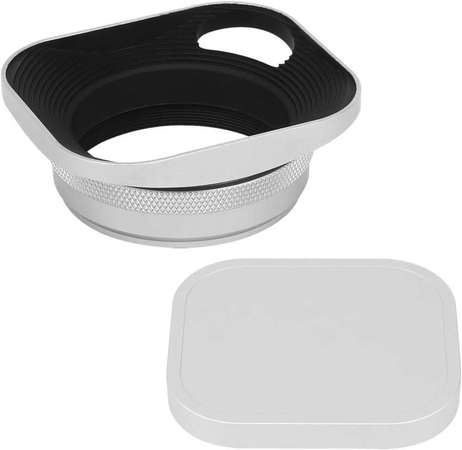 Haoge LH-ES3 Square Metal Lens Hood With 49mm Adapter Ring For FujiFIlm X100VI