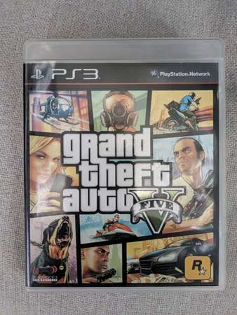 PS3 Grand Theft Auto 5 game disk