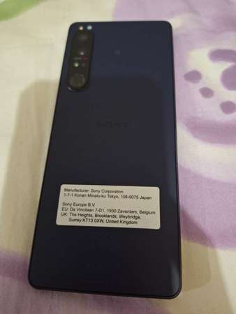 出售 2手 90%新 Sony Xperia 1 IV 暗紫色 (12+512GB)