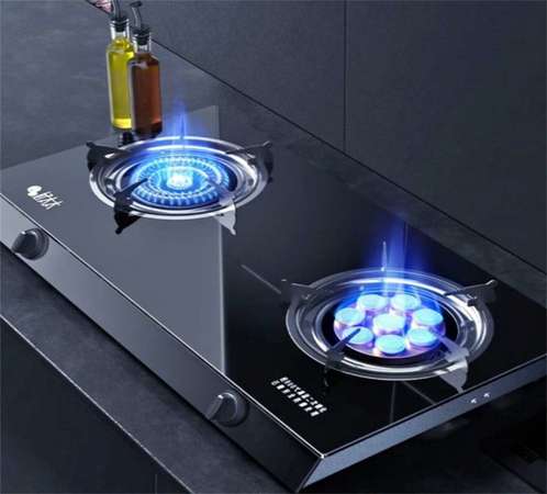 1Double burner gas stove