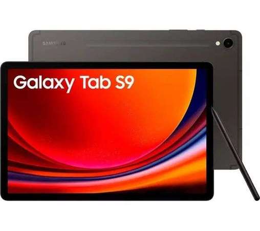 全新未開封香港行貨Samsung Galaxy Tab S9 WiFi 128GB 炭灰黑色連原裝Book Cover Keyboard Slim 薄型鍵盤皮套