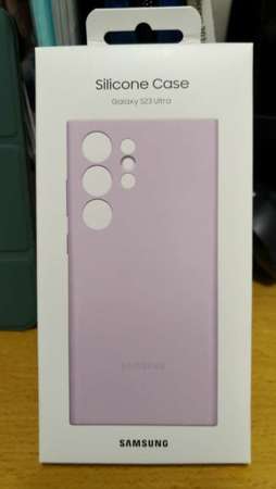 Samsung Galaxy 23 Ultra 原廠矽膠薄型保護殼(雅淡紫)