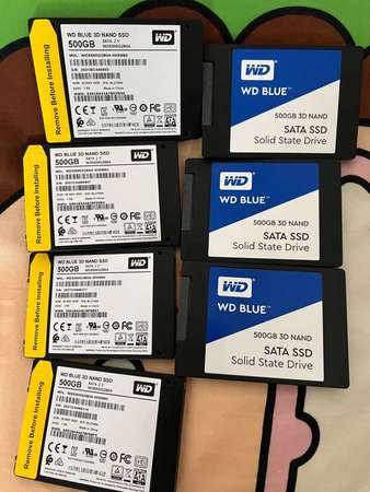 99.9% 新 WD Blue 500GB SSD