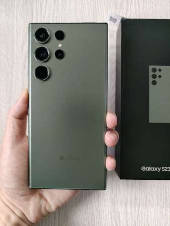 99.99%新Samsung S23 Ultra 12+256 軍綠色