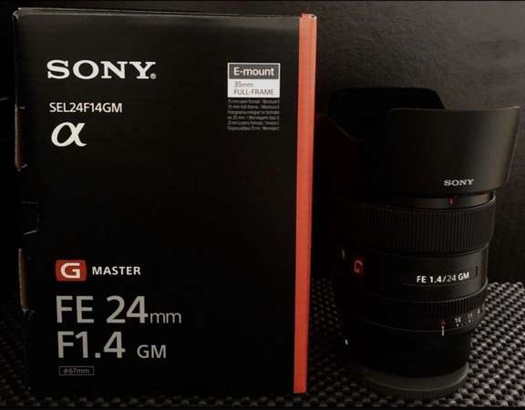 索尼 Sony FE 24mm F1.4 GM SEL24F14GM đs 頭絕無瑕疵 跟Sony原廠Filter