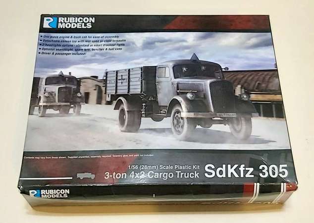 Rubicon (1/56 scale 28mm) SdKfz 305 3-ton 4x2 Cargo Truck