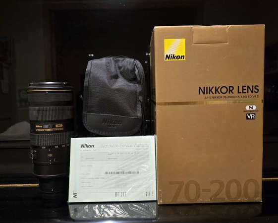 Nikon AFS 70-200 f2.8G ED VRii N lens
