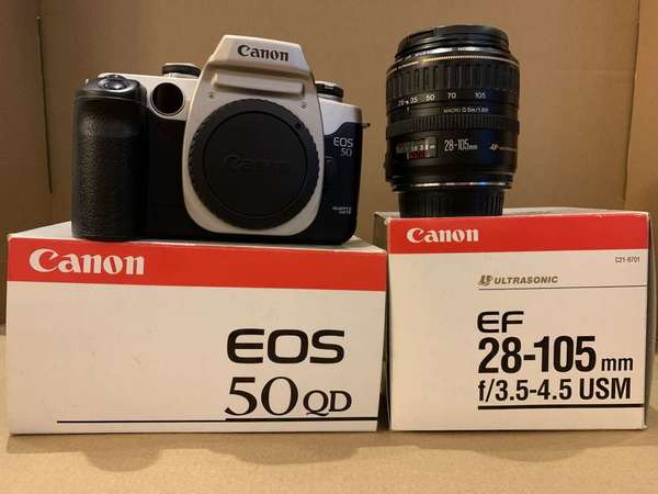 Canon EOS 50QD 菲林相機連 EF 28-105mmf/3.5-4.5 USM