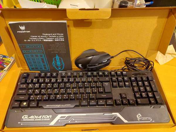 放售：Gaming Keyboard and mouse