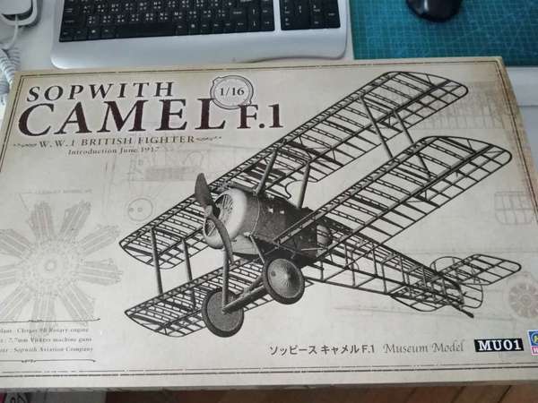 Hasegawa 1/16 Sopwith Camel F.1 Plastic Model