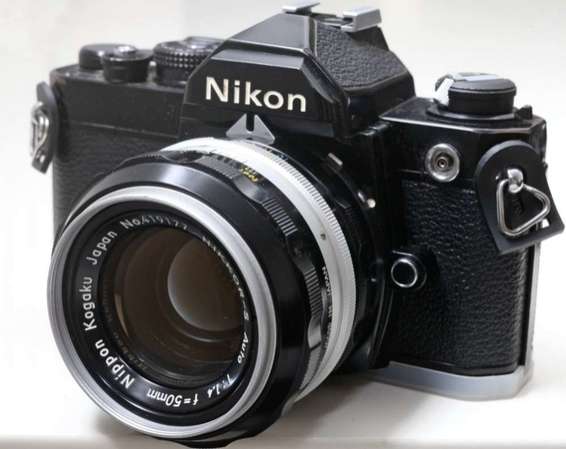 Nikon Nikkor-S 50mm f1.4 non-AI銀咀(三角耳)玻璃 95新古董鏡Canon，A7，Z7，EOSr，M10都啱用