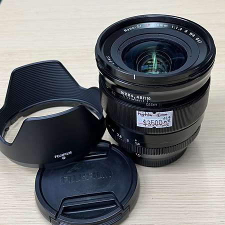 90% New Fujifilm XF 16mm f1.4 R WR 大光圈廣角鏡頭, 深水埗門市可購買