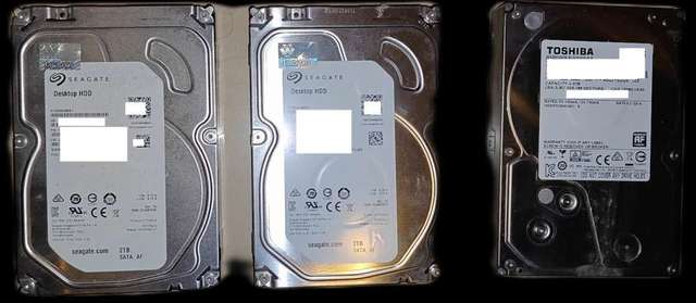 💿2TB 3.5" SATA硬碟 HDD RAID NAS,共3隻,總容量6TB💫