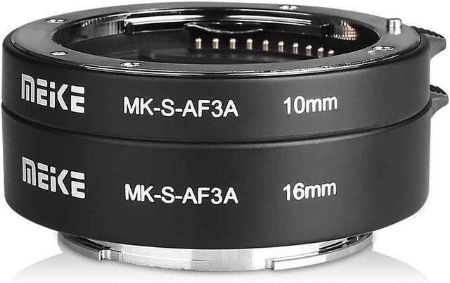 MEIKE MK-S-AF3A Metal Auto Focus Macro Extension Tube For Sony E 自動對焦微距筒