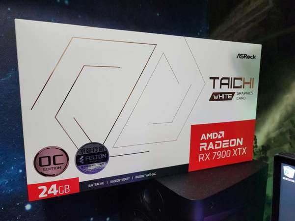 ASRock 華擎 Taichi White Radeon RX 7900 XTX 24GB OC 白色顯示卡