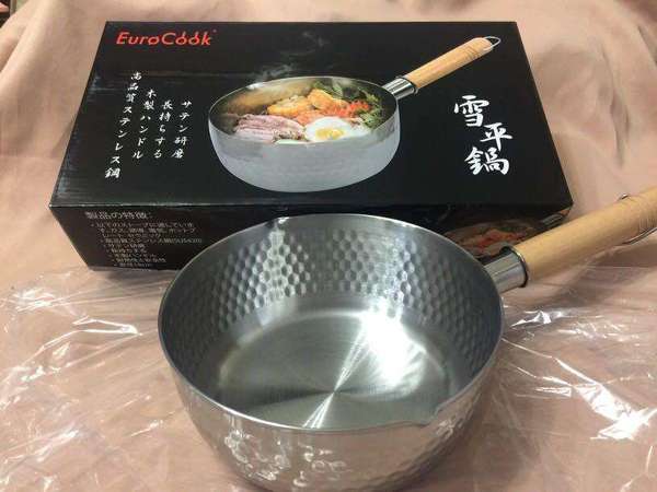 全新 雪平鍋 18cm 不鏽鋼 Sus430 Eurocook pan 煮食