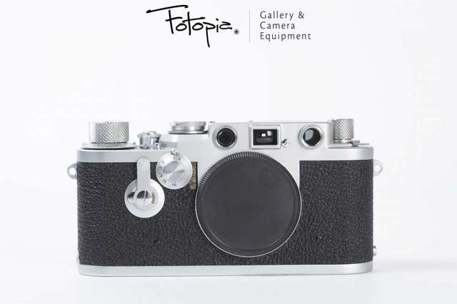|| Leica IIIf - Silver / ST (self-timer) version; Leica screw film camera ||