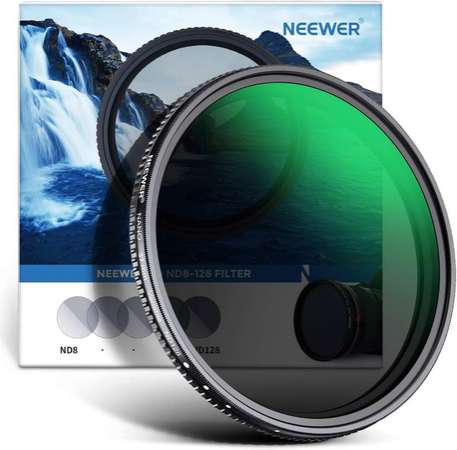 NEEWER ND8-ND128 Variable ND Filter (37mm-82mm) 可調減光濾鏡