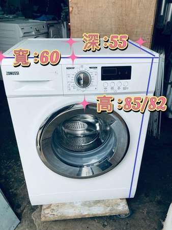 洗衣機 Zanussi 金章 前置式可櫃底/嵌入式安裝 (7公斤,1200 轉/分鐘) ZWM1006A 貨到付款 #雪櫃 #二手電器