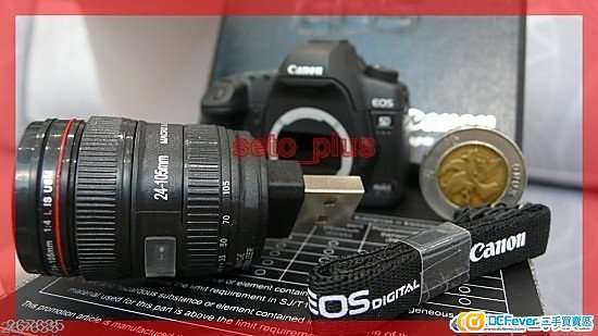 絕版 Canon 5D Mark II 4GB USB Flash Drive 相機模型手指 figure camera model