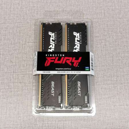 全新 Brand New Kingston FURY Beast DDR4 2666 8GB x2 金士頓 Ram 記憶體