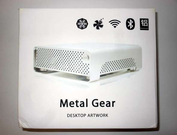 Metal Gear 超迷你全鋁合金Thin Mini-itx機箱一個 Desktop Artwork Alu Mini-itx Case!