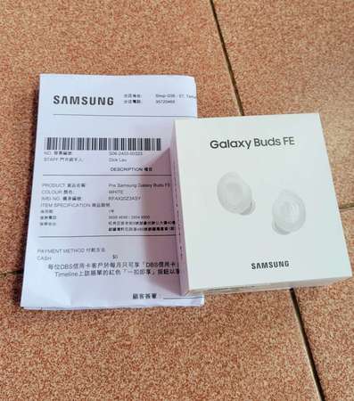 Samsung buds fe，全新未開，有單一年保