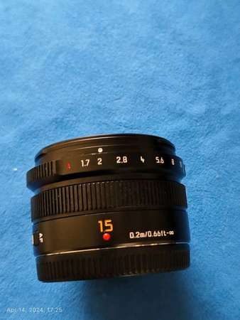 接近全新 Leica DG Summilux 15mm F1.7