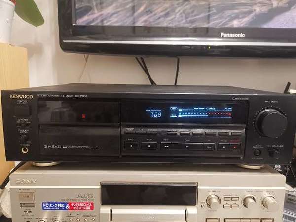 Kenwood / 建伍 KX-07030  3磁頭 / 3 head Cassette Desk ,  220V