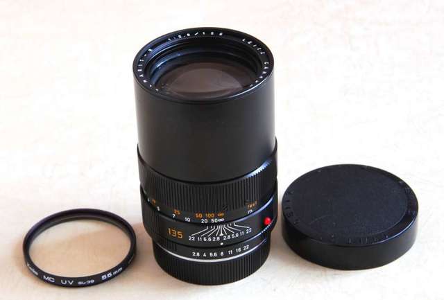 Leica 135mm f2.8 Leitz Elmarit-R  3-Cam  95% new