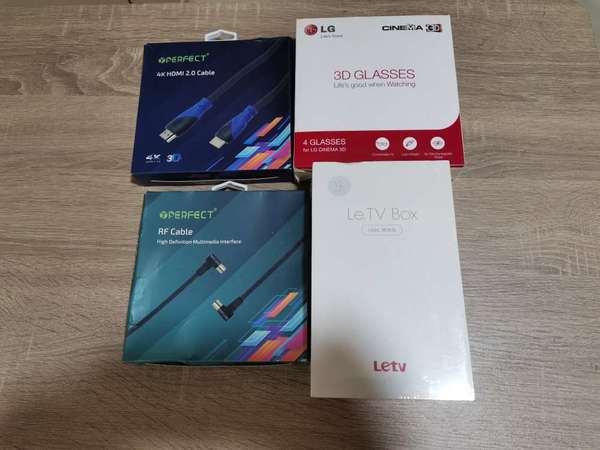 全新,LETV BOX及線材.
