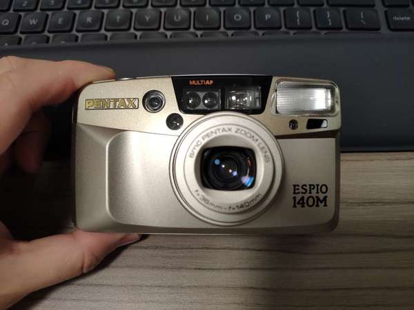 Pentax ESPIO 140M 新淨實用品 中古菲林相機 菲林傻瓜機 38-140mm 菲林機 底片機合新手 Film Point Shoot Camera