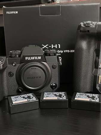 99%新 Fujifilm X-H1 + Booster grip 行貨