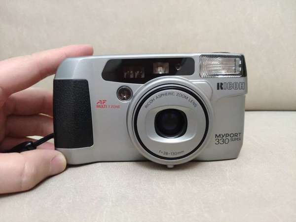 Ricoh MyPort 330 Super 新淨有盒中古菲林相機 傻瓜機 38-130mm底片相機 旅行便攝相機 Film PointShoot Camera