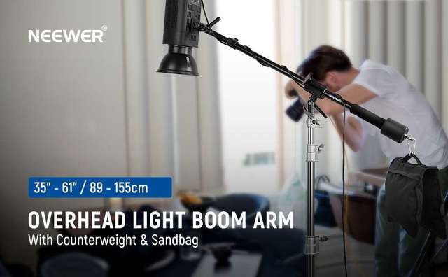 NEEWER 89 to 155cm Tripod Boom Arm 延伸橫桿 ( 不連燈架)