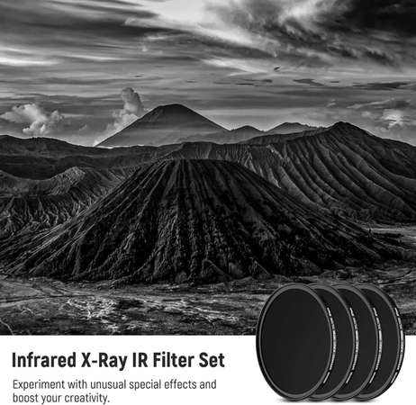 NEEWER 4 Pack IR720 / IR760 / IR850 / IR950 X-Ray IR Filters Kit  紅外線濾鏡