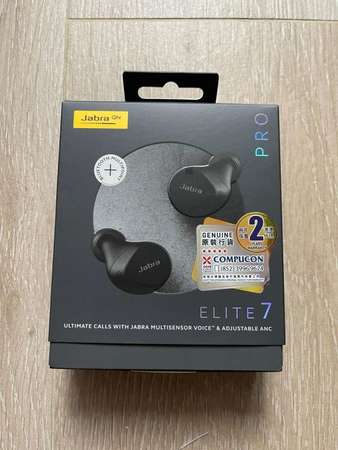 [全新豐澤行貨] JABRA 捷波朗 Elite 7 Pro 真無線耳機 (闇黑色)