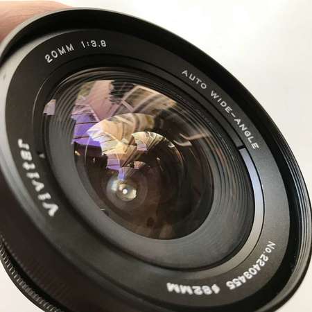[82mm 超大口徑] Nikon mount Vivitar 20mm f3.8 (最近對焦近至只有4cm)