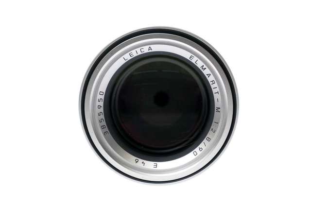 Leica Elmarit-M 90mm F/2.8 E46 Lens Silver/Chrome EX+