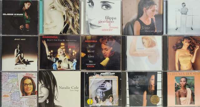 英文舊歌 03 (八成新) CD - Céline Dion, Jesse, Madonna, Mariah Carey, Whitney Houston...