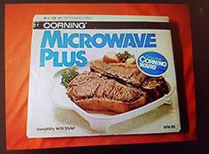 美國(製造)康寧雙耳煎鍋連蓋(USA Corning Microwave Plus Browning Skillet)