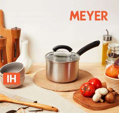 全新 Meyer 美亞 16cm 有蓋不銹鋼單柄鍋
