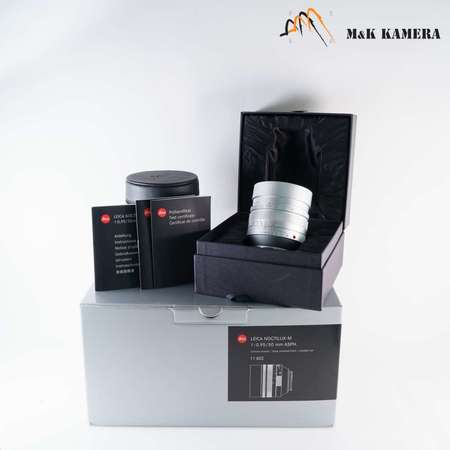 新淨靚仔銀色夜神Leica Noctilux-M 50mm F/0.95 ASPH 11667 Silver Lens Germany 11667