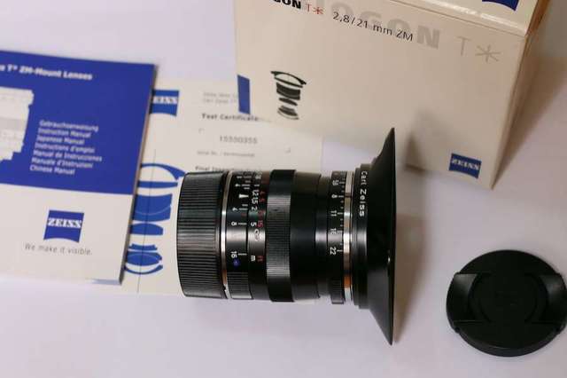 Zeiss Biogon 2.8/21 T* ZM 21mm f2.8 Leica M Mount