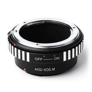 Nikon G / AIG / Nikon AI / AIS / Non-Ai Lens To Canon EFM Mount Adaptor (金屬接環)