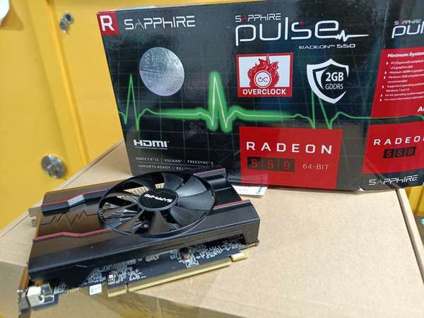 Sapphire Radeon RX550 pulse 2G GDDR5