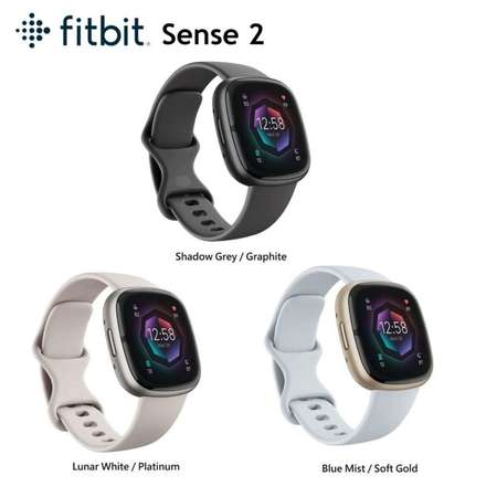 Fitbit Sense 2 Advanced Health and Fitness Smartwatch運動智慧手錶,ECG App,膚電活動掃描,全新水貨!