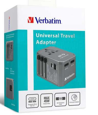 Verbatim Universal Travel Adapter