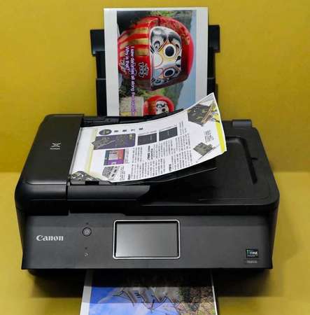 入滿一套墨水合個人公司5色780 781墨盒有快速雙面copy CANON TR8570 Scan Printer WIFI