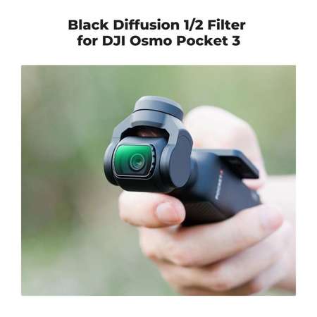 K&F Concept Magnetic Black Mist 1/2 Filter For DJI Osmo Pocket 3 磁吸1/2黑柔焦濾鏡